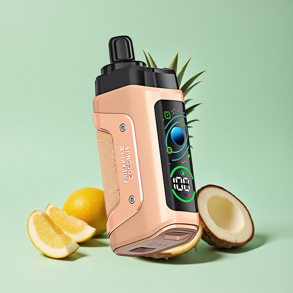 Razz Bar 45000 Puffs Једнократни Вапе Ananas Kokos 1.0 Ohm Mesh Coil