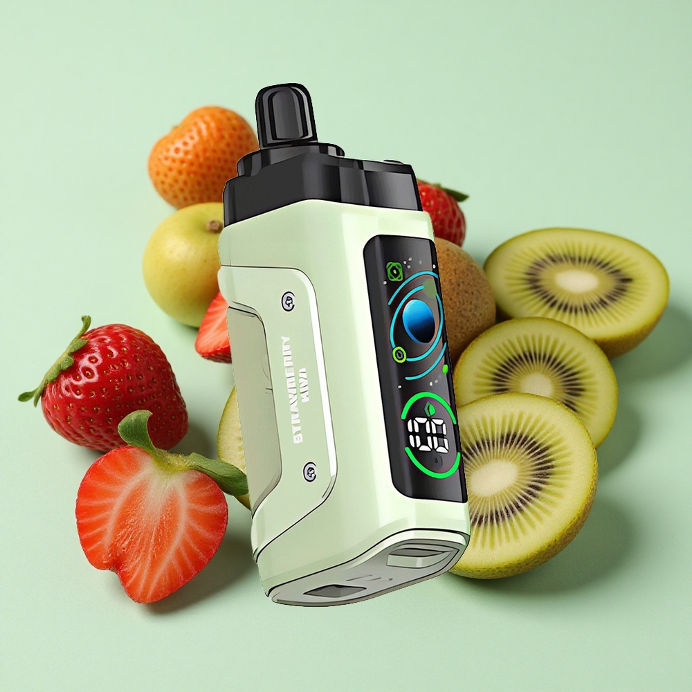 Razz Bar 45000 Puffs Једнократни Вапе Jagoda-Kivi са 1.0 Ohm Mesh Kalemom и Tip-C Punjenjem