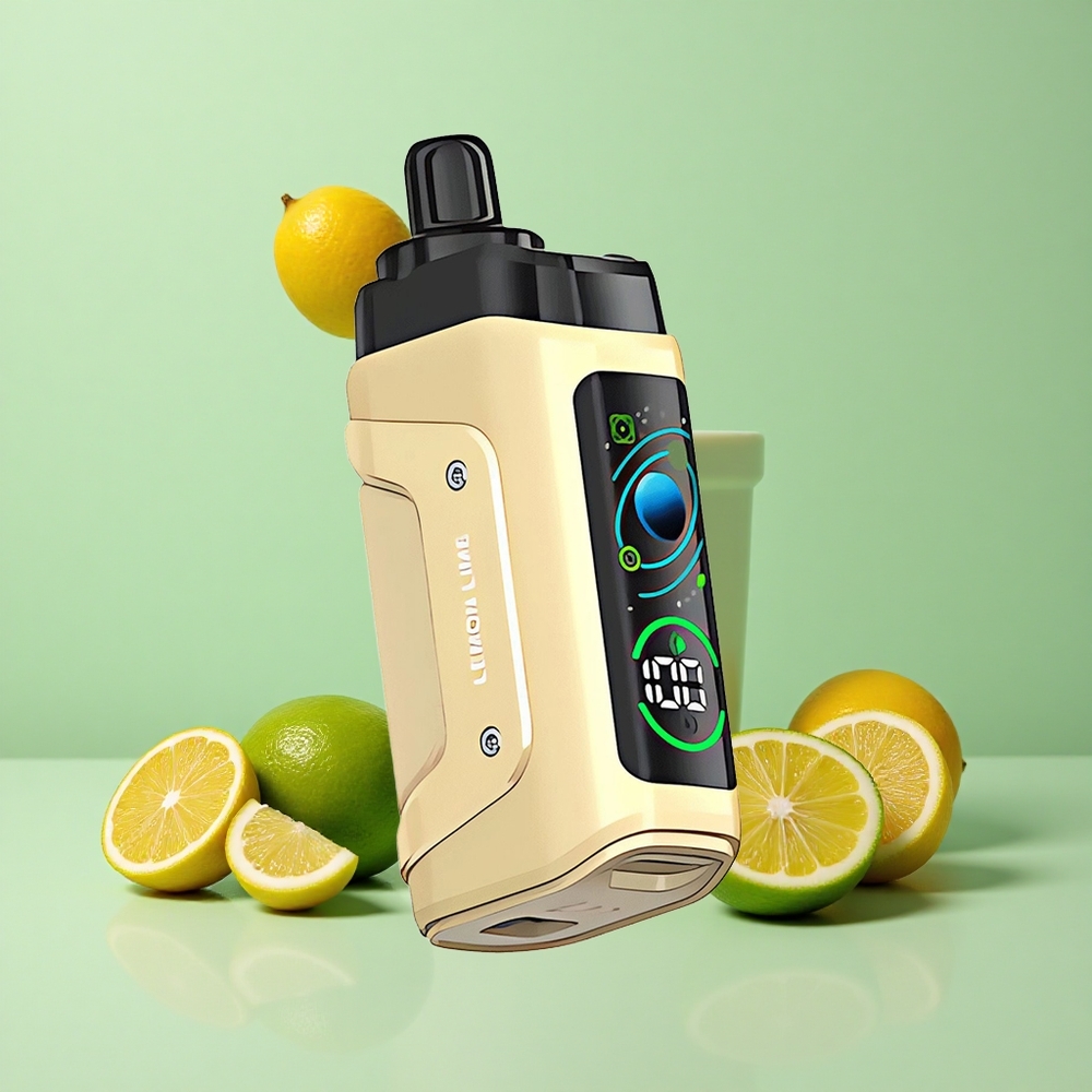 Razz Bar 45000 Puffs Једнократни Вапе Limun Limeta са 1.0 Om Mrežastim Kalemom