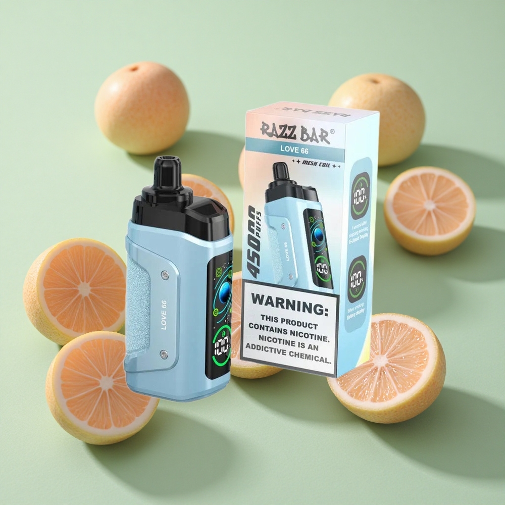 Razz Bar 45000 Puffs Једнократни Вапе Ljubav 66 са 1.0 Om Meš Zavojnicom