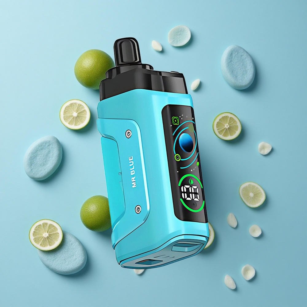 Razz Bar 45000 Puffs Једнократни Вапе Plava