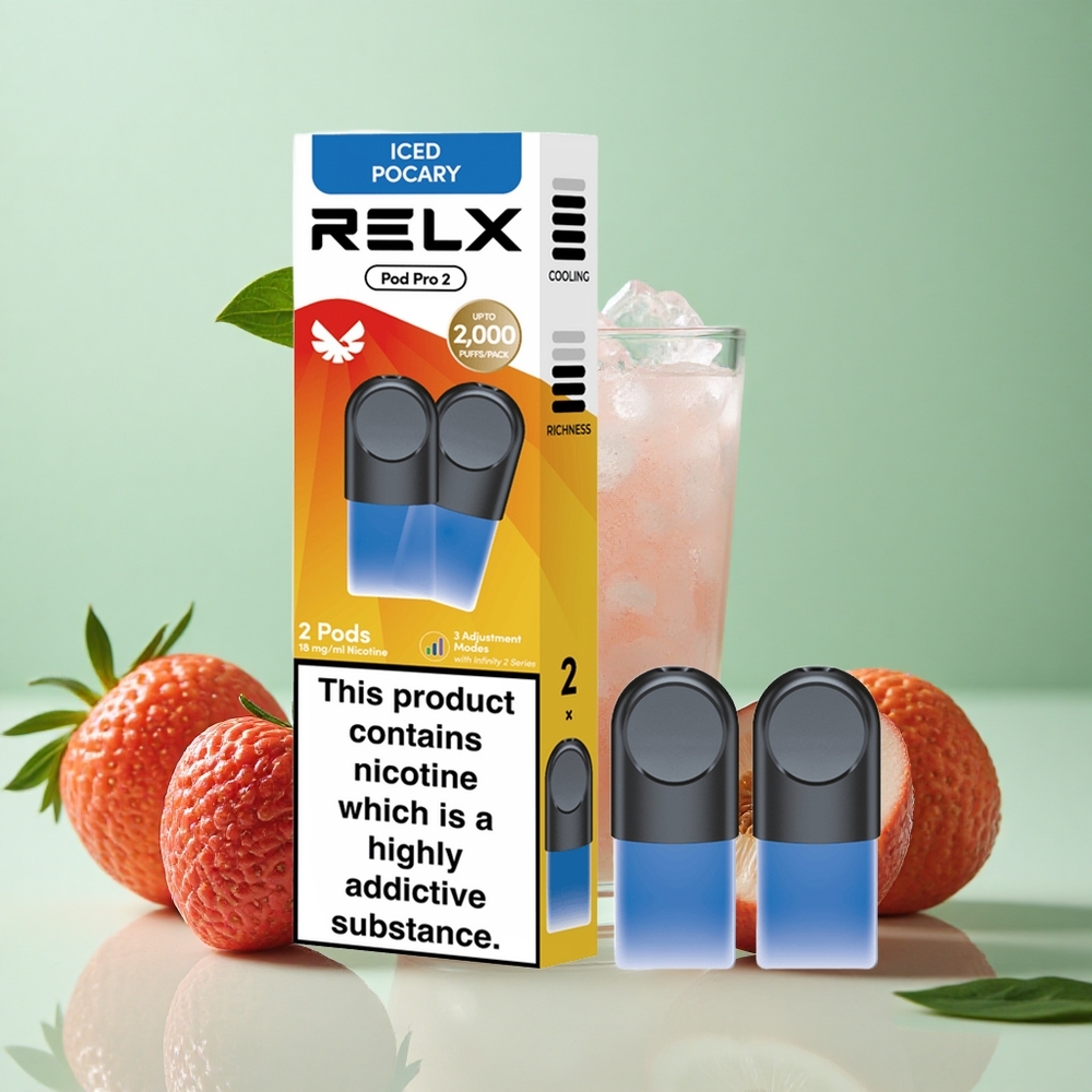Relx Pod Pro 2 600 Puffs 1.8% Никотин Beverage-Ledeni Pocary