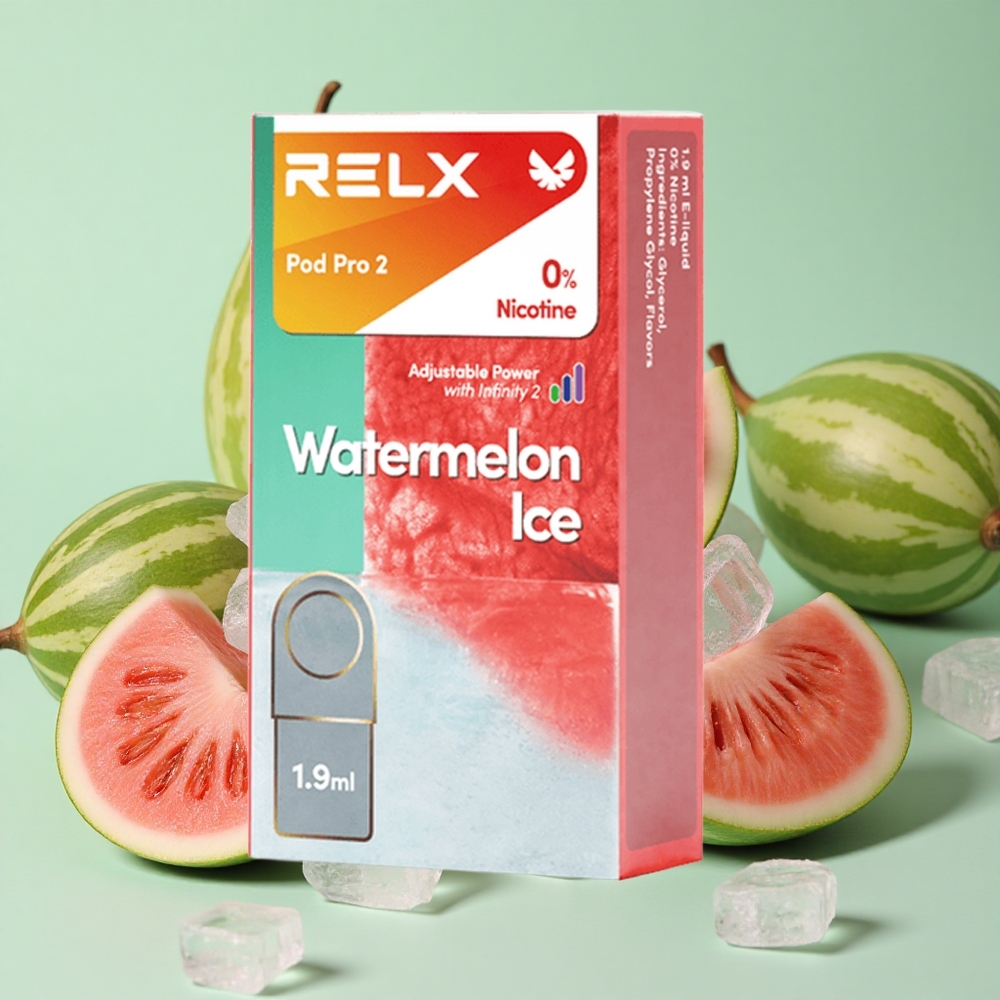 Relx Pod Pro 2 600 Puffs Lubenica Led Bez Никотин 1.9ml 3 Režima Podešavanja Napona