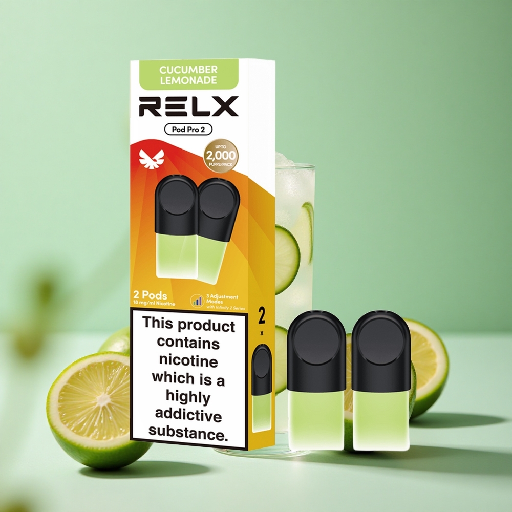 Relx Pod Pro 2 600 Puffs napitak-krastavac limunada 1,9ml 1,8% Никотин