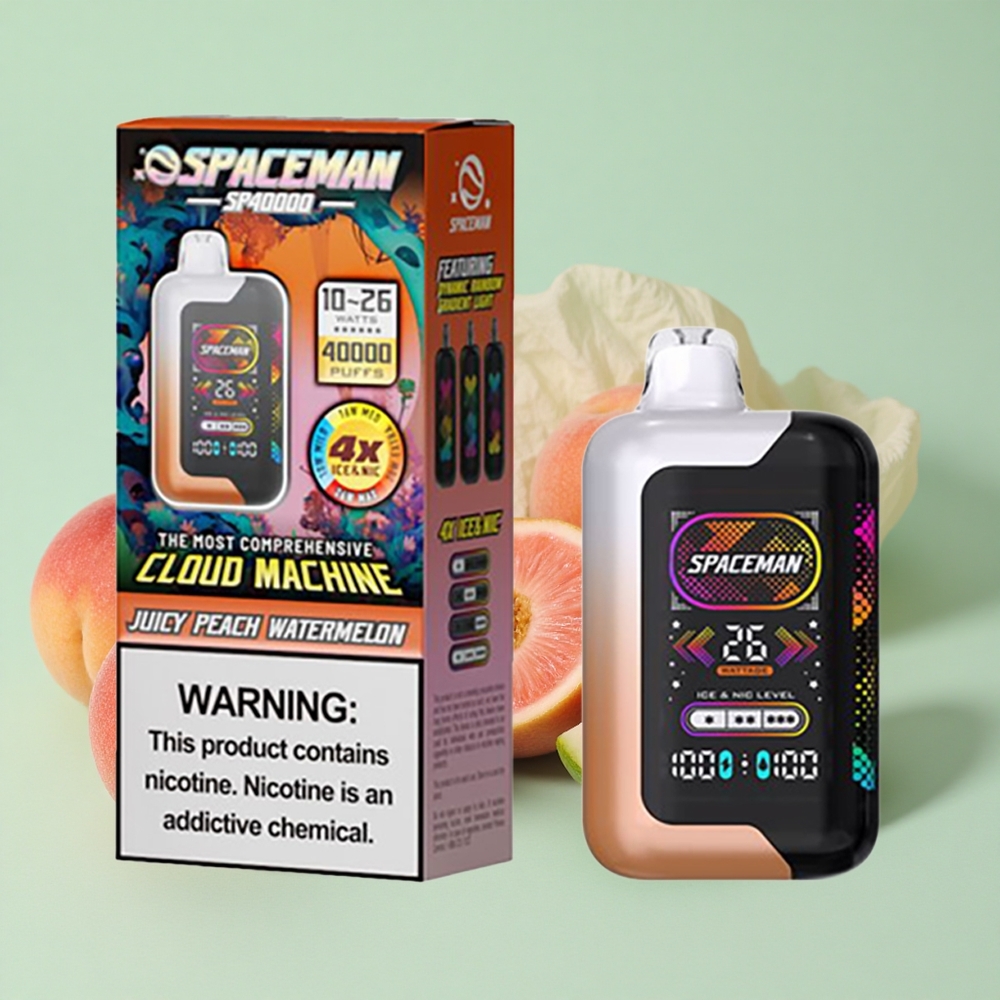 SMOK SPACEMAN SP40000 Једнократни Вапе Sočna Breskva Lubenica 20ml 1000mAh