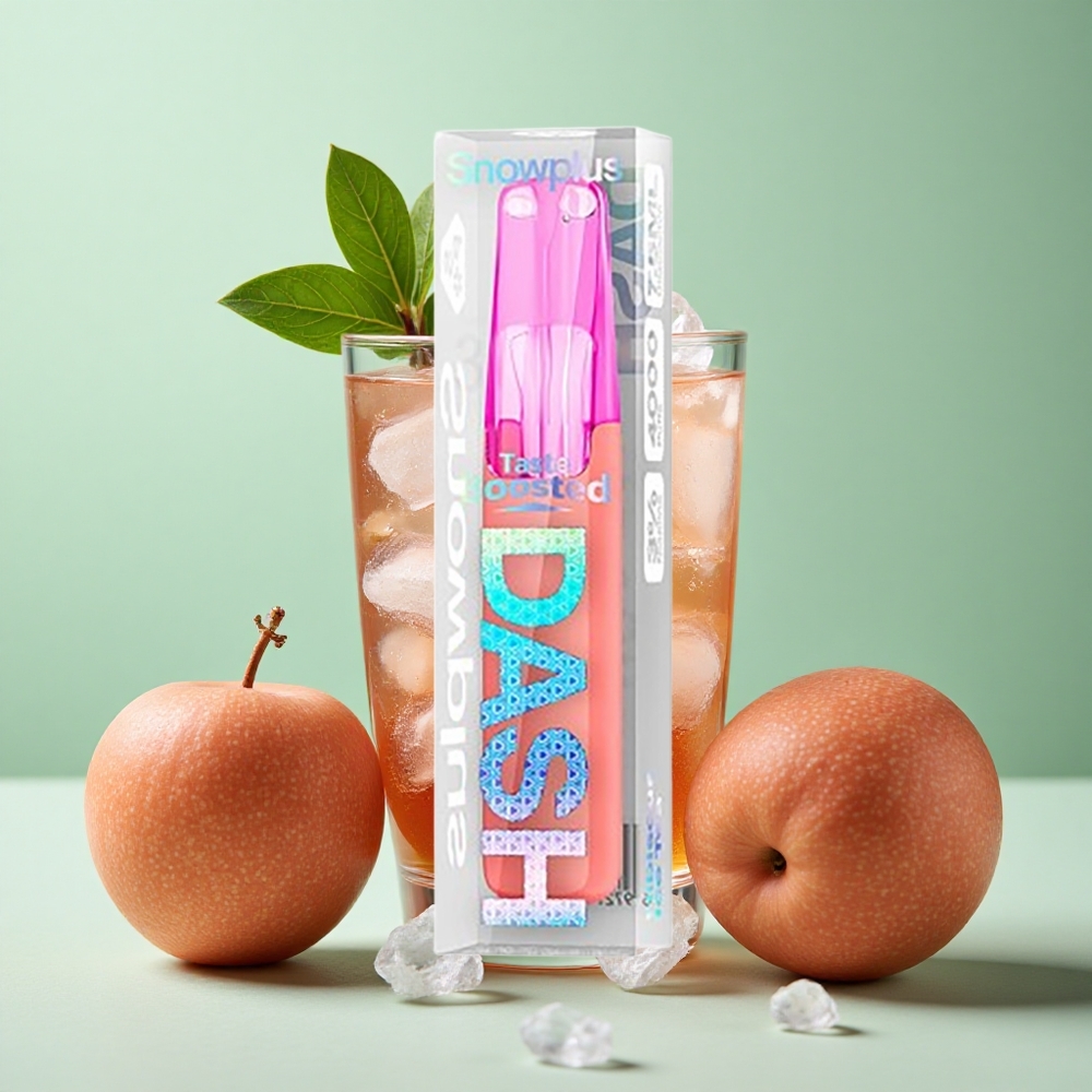 Snowplus Dash 4000 Puffs Уређај за једнократну употребу Hibiskus Ledeni Čaj 5% Никотин 7.5 ml