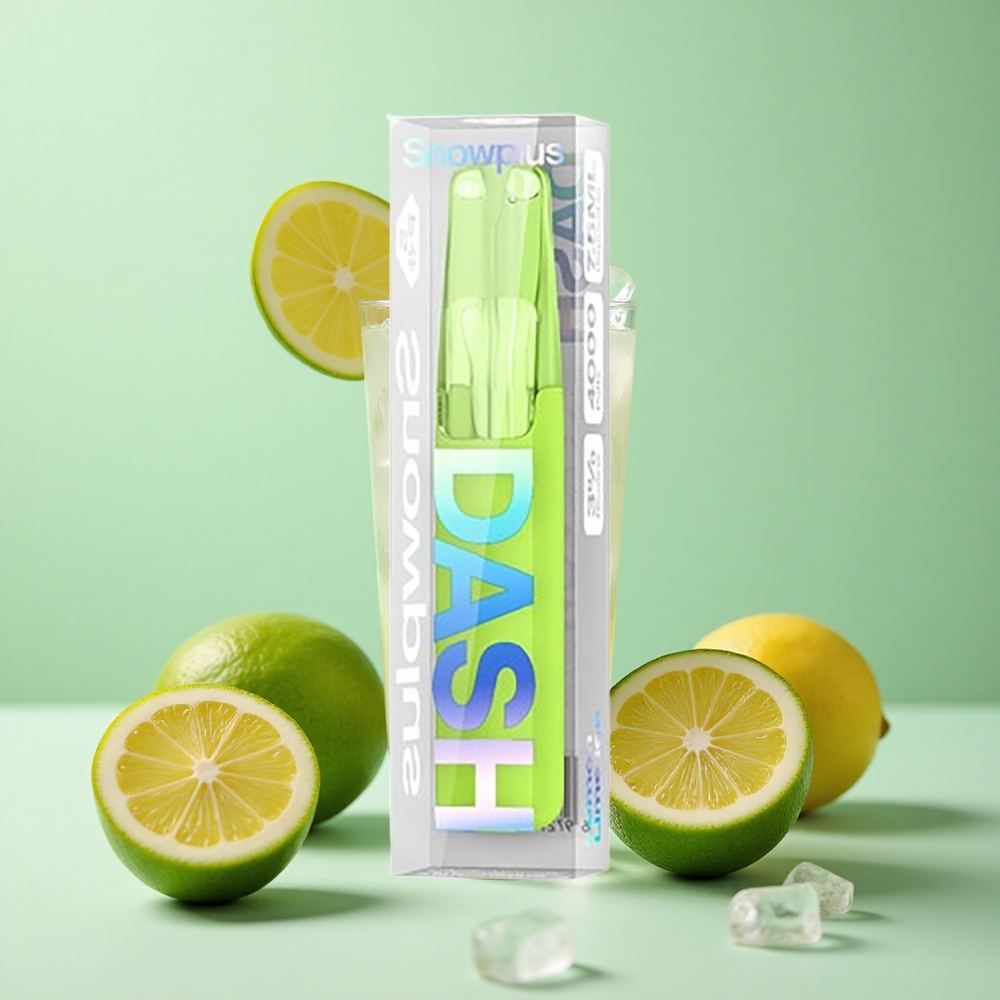 Snowplus Dash 4000 Puffs Уређај за једнократну употребу Limeta Limeta Led 7,5 ml
