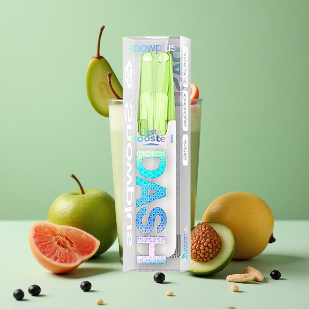 Snowplus Dash 4000 Puffs Уређај за једнократну употребу Matcha Smoothie 7.5ml 5% Никотин