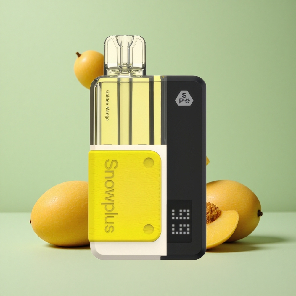 Snowplus Swift 15000 Puffs Pod Kit Zlatna Mango са Dual Mesh Atomizerom