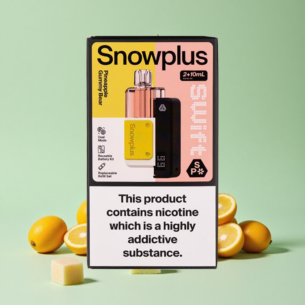 Snowplus Swift 5000 Puffs Dual Mesh Ananas Gumeni Medved