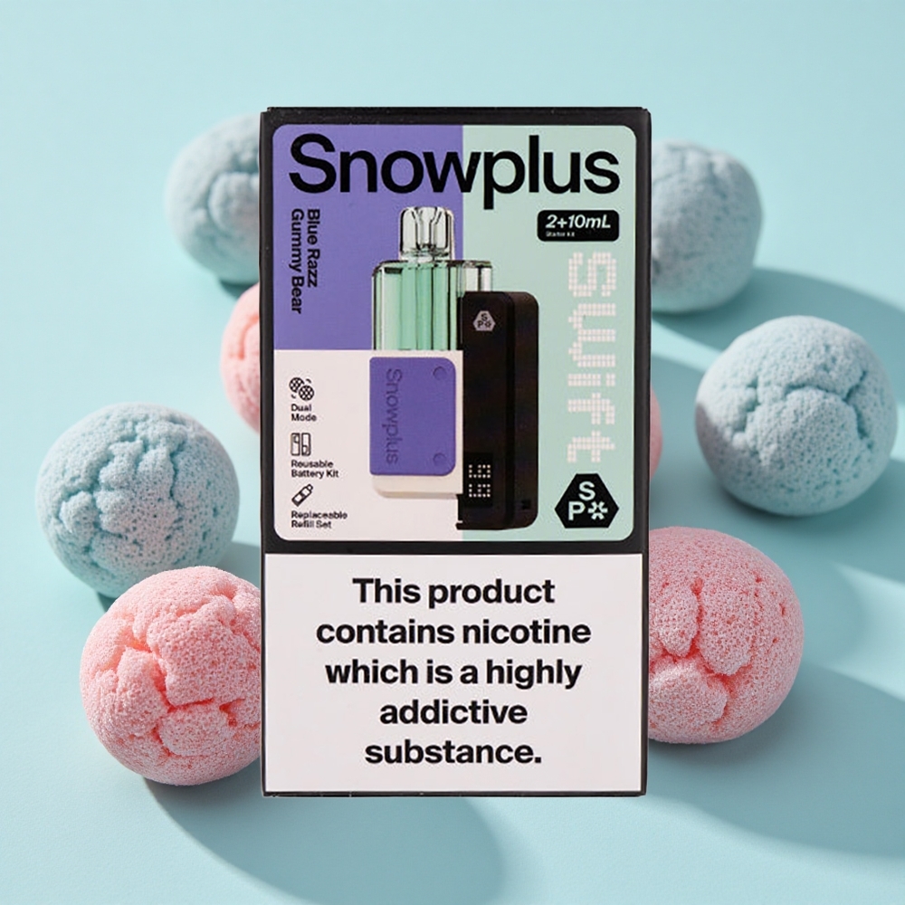 Snowplus Swift 5000 Puffs Dual Mesh Plava Malina Gumeni Meda