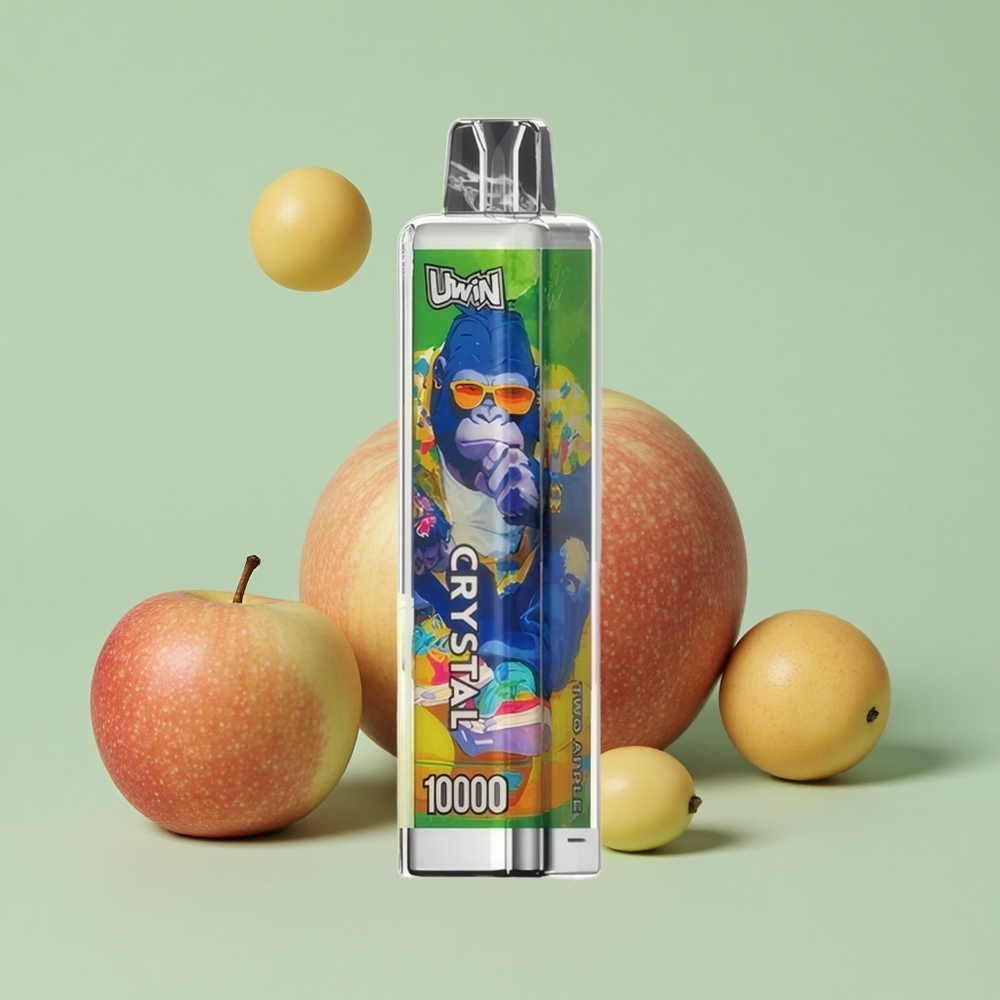 Uwin Crystal 10000 Puffs Једнократни Вапе Dve Jabuke RGB