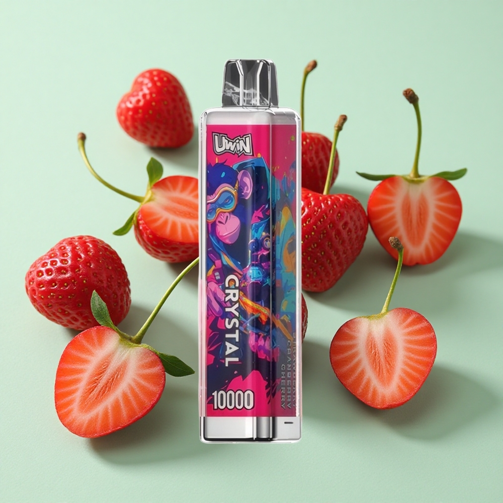 Uwin Crystal 10000 Puffs Jagoda Brusnica Trešnja RGB