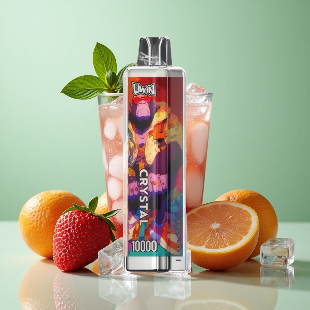 Uwin Crystal 10000 Puffs Једнократни Вапе Kola Led са РГБ Лигхтс и 18ml Капацитет Е-течности