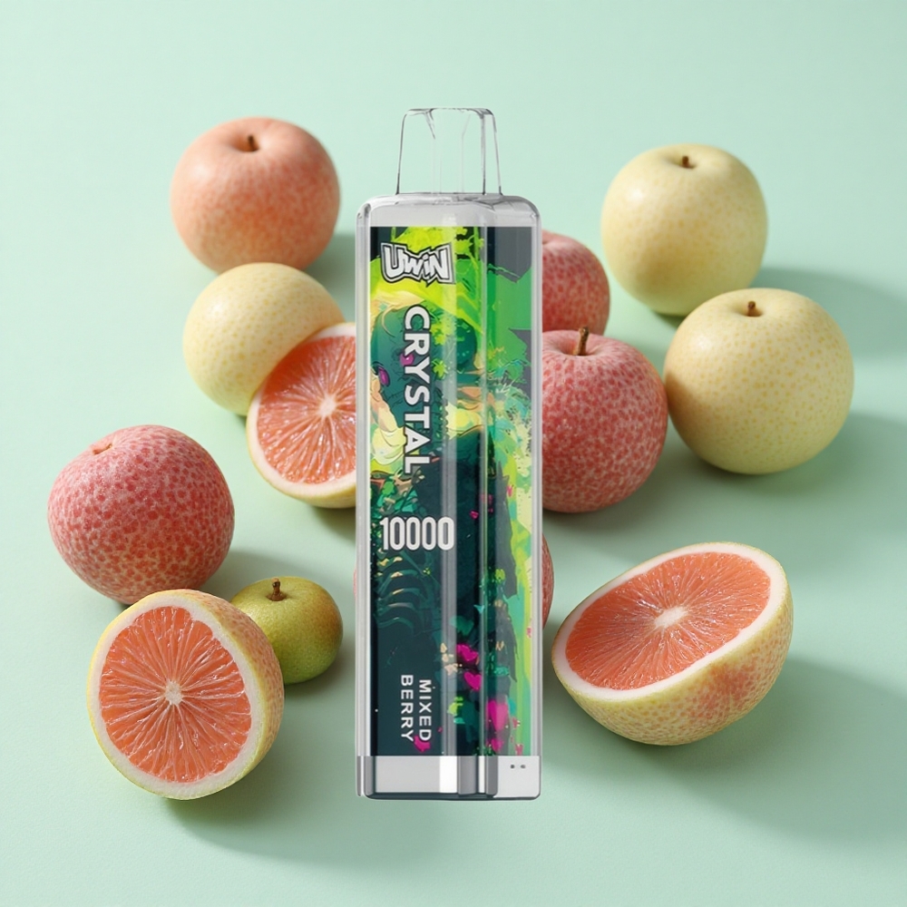 Uwin Crystal 10000 Puffs Једнократни Вапе Mešano Bobice са RGB Svetlima