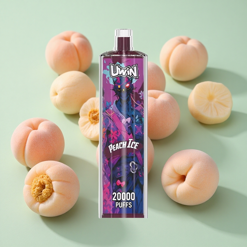 Uwin Shisha Hookah Crystal 20000 Puffs Breskva Led 0% Никотин 22ml