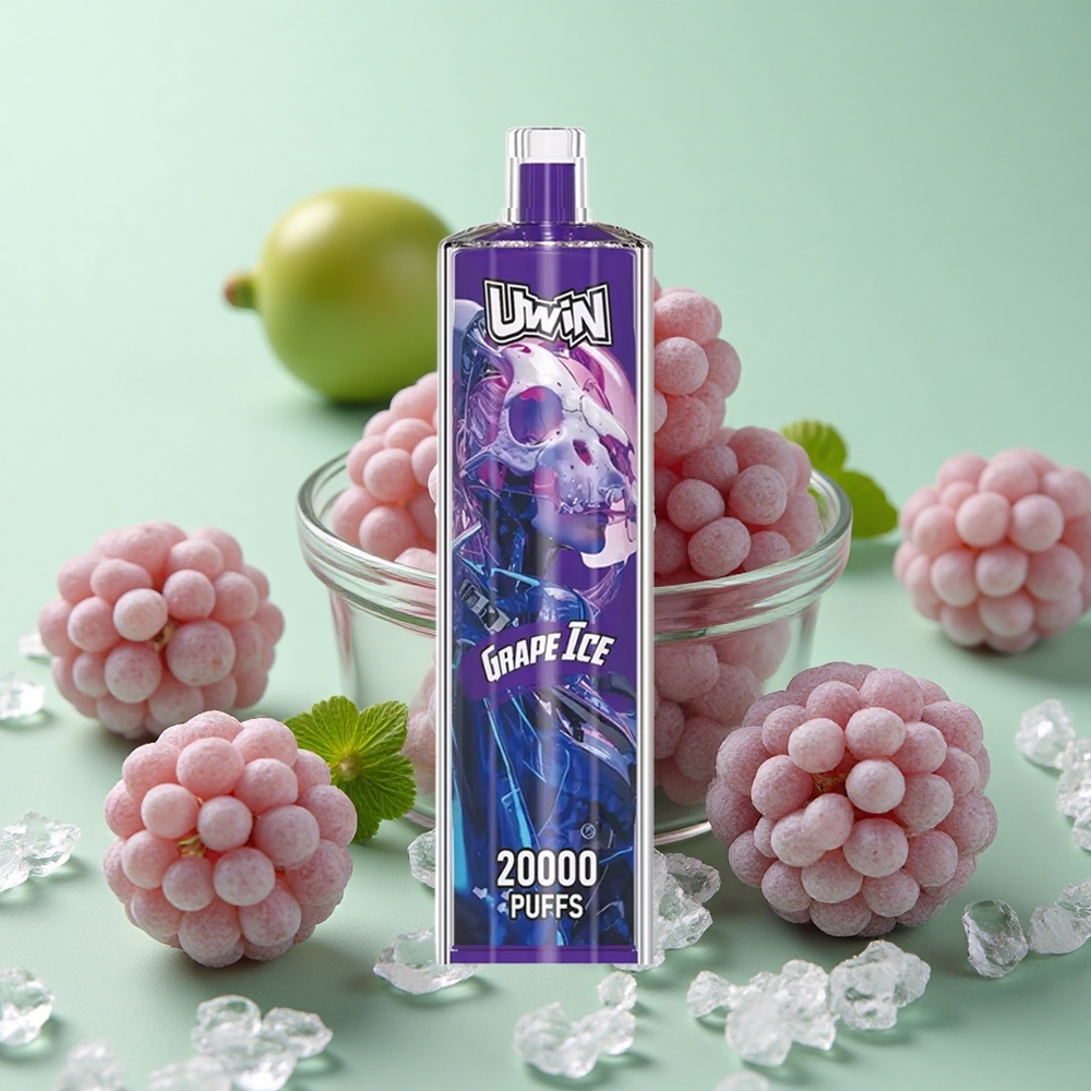 Uwin Shisha Hookah Crystal 20000 Puffs Grožđe Led
