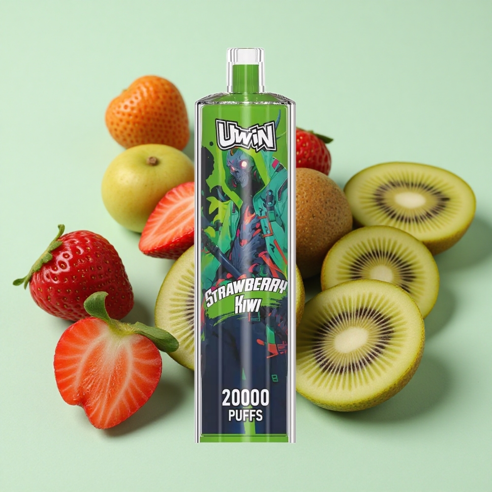 Uwin Shisha Hookah Crystal 20000 Puffs Jagoda Kivi 22ml Mesh coil