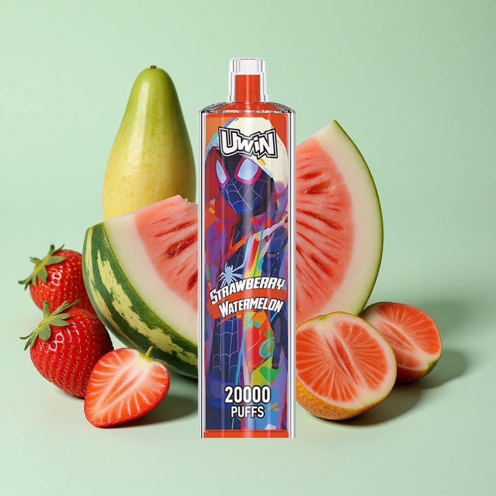 Uwin Shisha Hookah Crystal 20000 Puffs Jagoda Lubenica 22ml Mesh coil