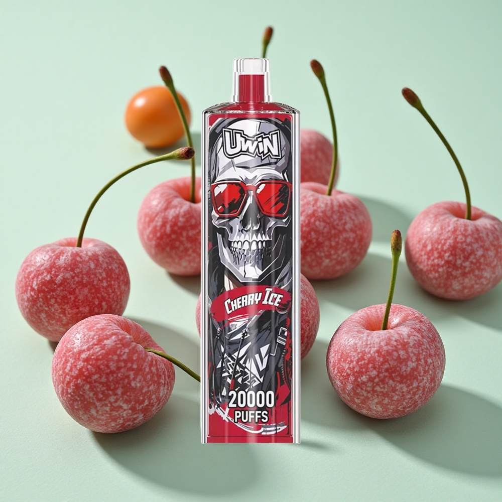 Uwin Shisha Hookah Crystal 20000 Puffs Trešnja Led 0% Nikotin 22ml